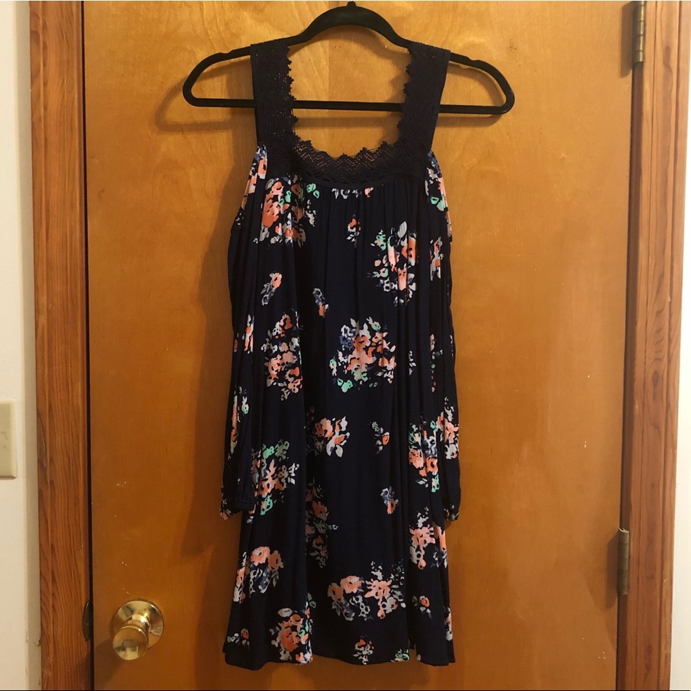Blue navy blue dress
